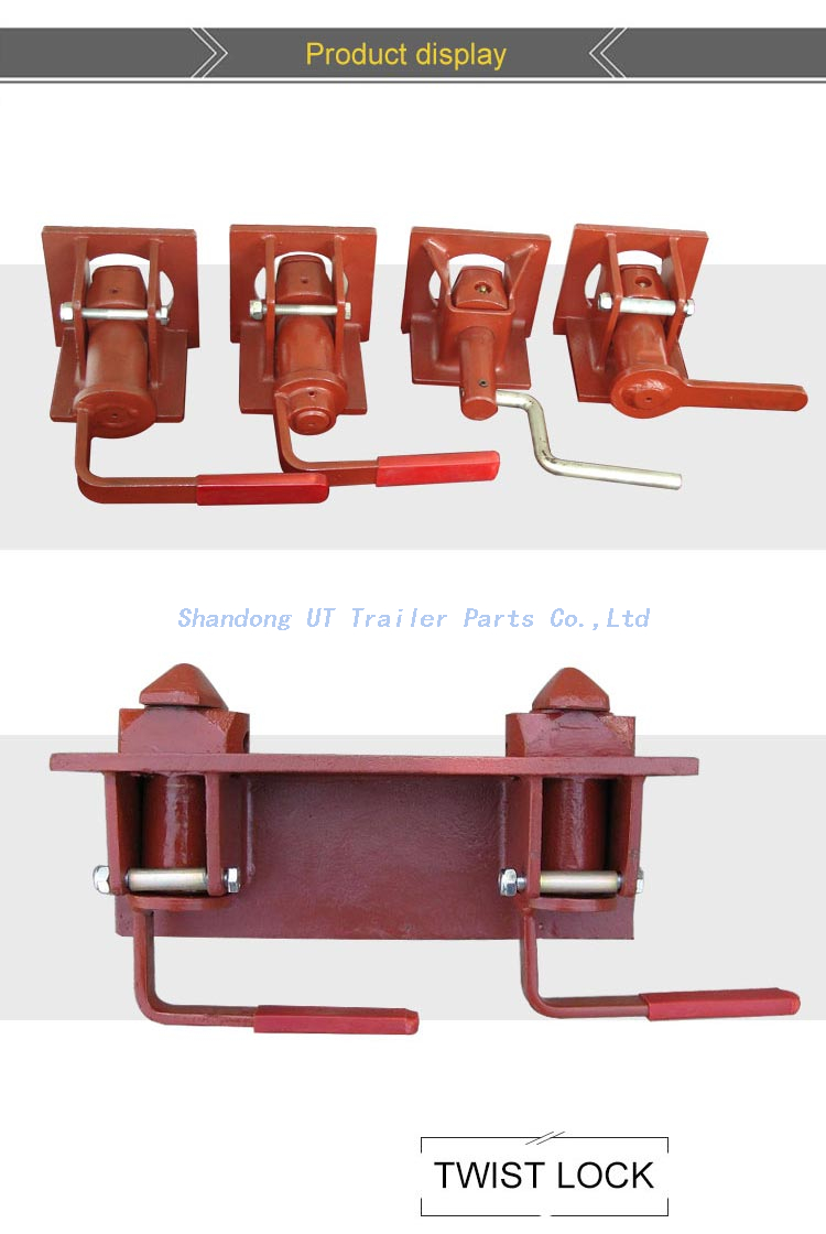 Container Single Twist Lock with Sheel