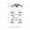 28T/32T Six Spoke Bogie suspension