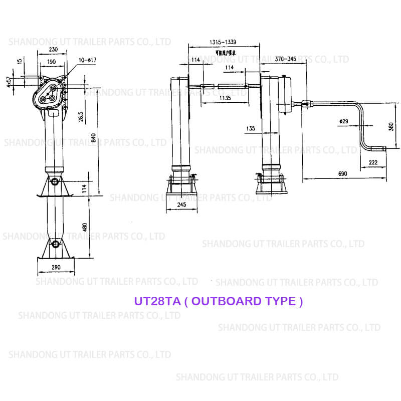 UT25TA/UT28TA/UT30TA