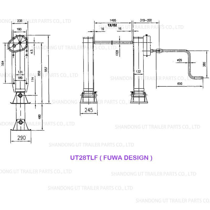 UT28TLF landing gear